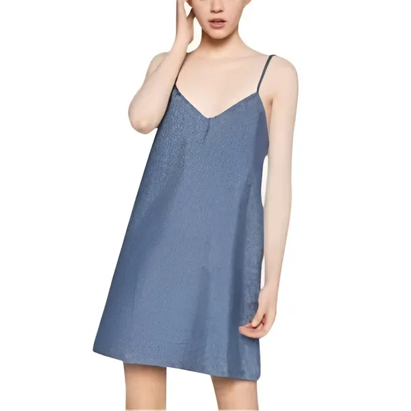Zara Trafaluc Womens Going Out Party Metallic Glittery Cami‎ Mini Dress Size M - Image 2