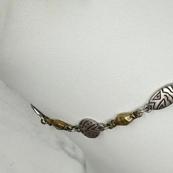 Vintage Chico's Mixed Metal Station Necklace ✨ - Image 6