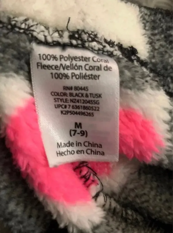 Fuzzy Pajama Pants Black - Image 2