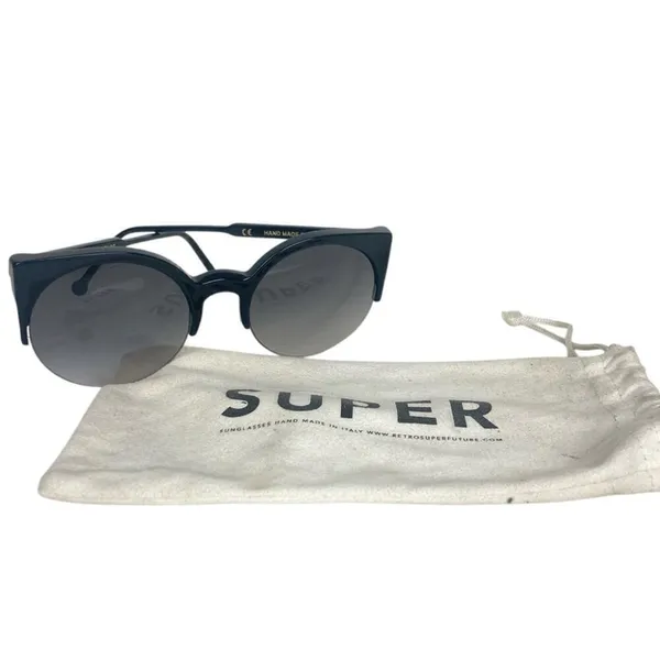RetroSuperFuture Lucia Black Phv Sunglasses - Image 5