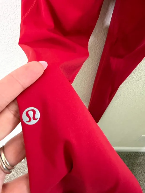 Lululemon Fast and Free Tight 28" *Non Reflective‎ Dark Red Womens Size 4 - Image 5