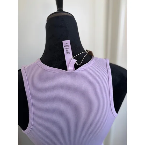 Skims Soft Lounge Split Neck Tank Sugar Plum Size Medium - Image 5