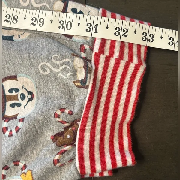 Disney Mickey Mouse Friends Holiday treats One-Piece Pajama hood ears adult XXL - Image 15