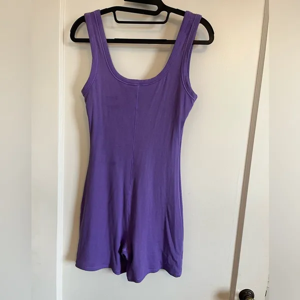 Skims cotton ribbed romper - Image 4