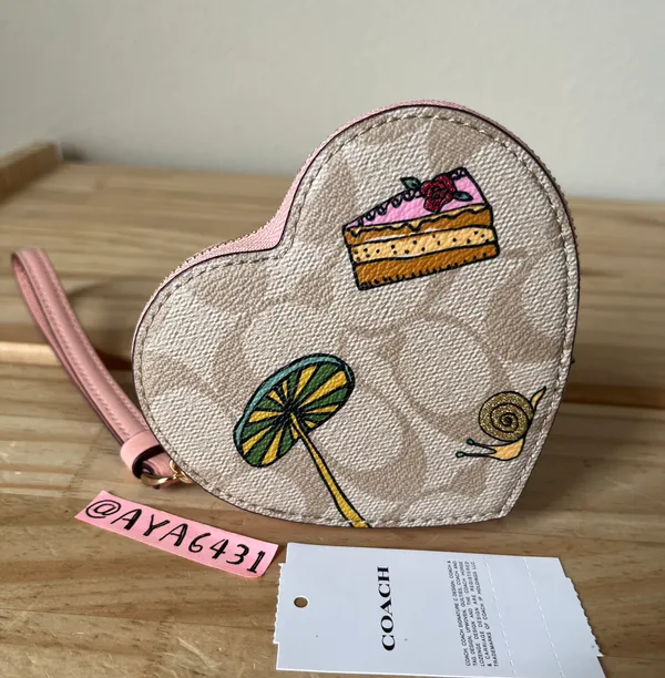 Coach Heart Coin Case - Image 2
