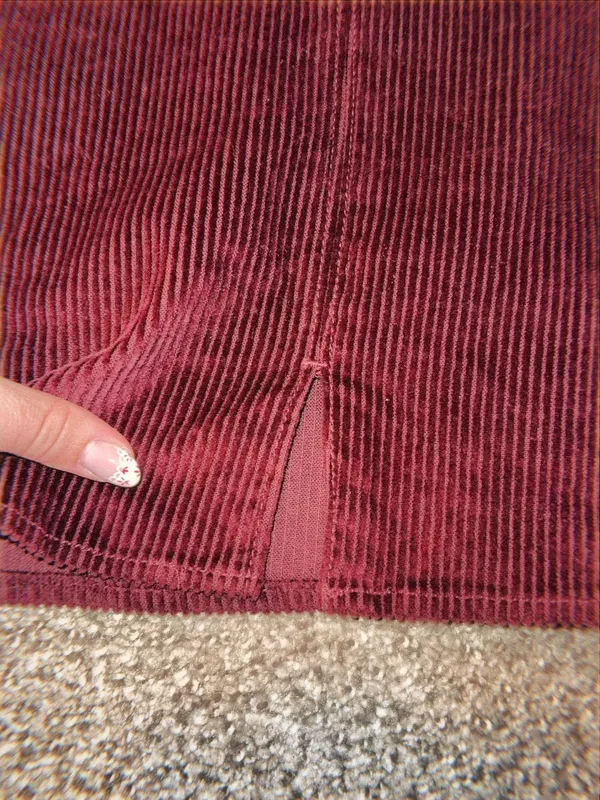 Hollister Cherry Maroon Mini Skirt - Image 2