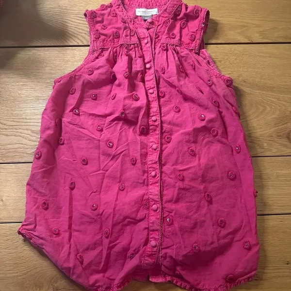 Anthropologie Pilcro Adira textured button down pink xs - Image 2