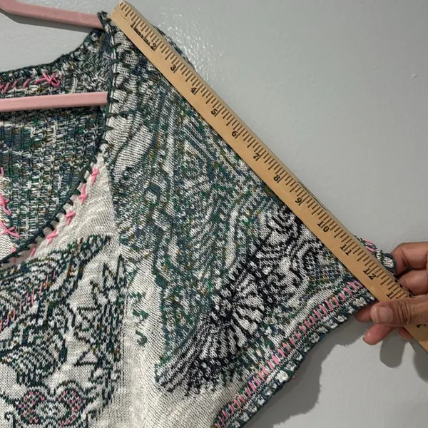 Free People Mayan Starburst Top Boho Romantic Festival Summer Sexy Size Small - Image 6