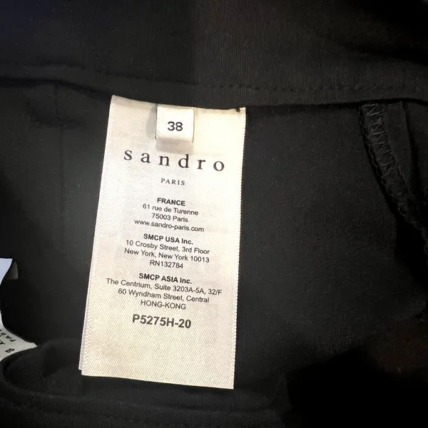 Sandro Ponte Knit Legging Pants Flared High Waist Size‎ 38 US 6 - Image 9