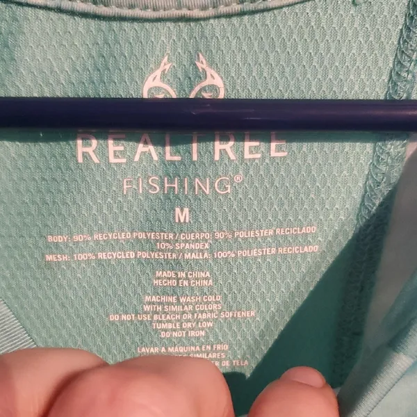 Realtree Aqua Long Sleeve Tee - Image 2