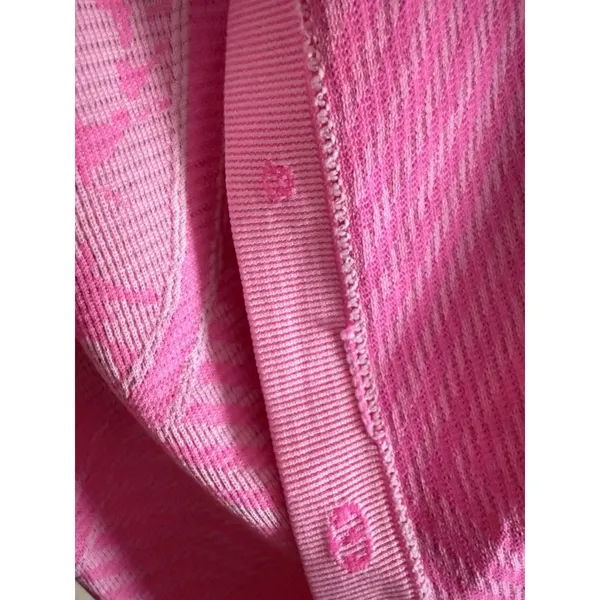 lululemon athletica Swiftly Tech Hot Pink Camo Long Sleeve Crew Top Thumbholes 8 - Image 3