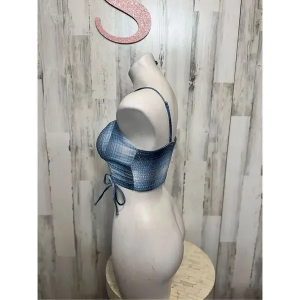 Aeropostal blue crop top size XS - Image 2