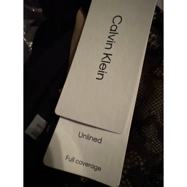 Brand New Calvin Klein Women's Size 34DDD Black Unlined Full Coverage Bra - Image 5