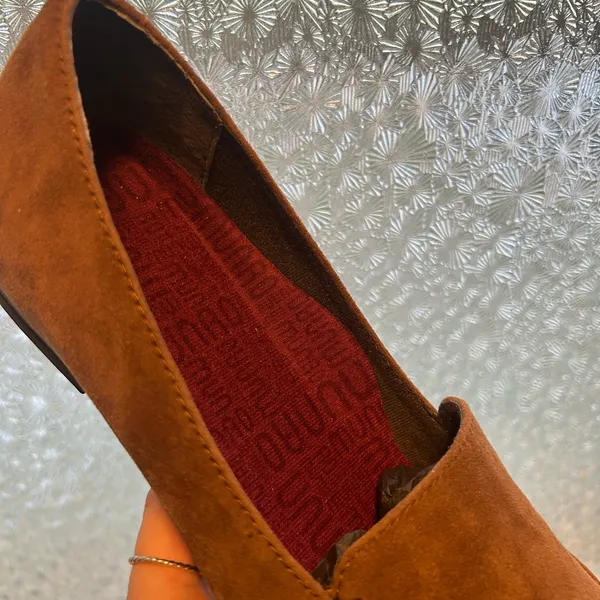 Munro Diedre Cocoa Suede Leather Brown‎ Flats Slip On Loafers Shoes NEW Size 7N - Image 9