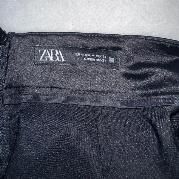 ZARA black Ruffle Skort / Shorts - Image 4
