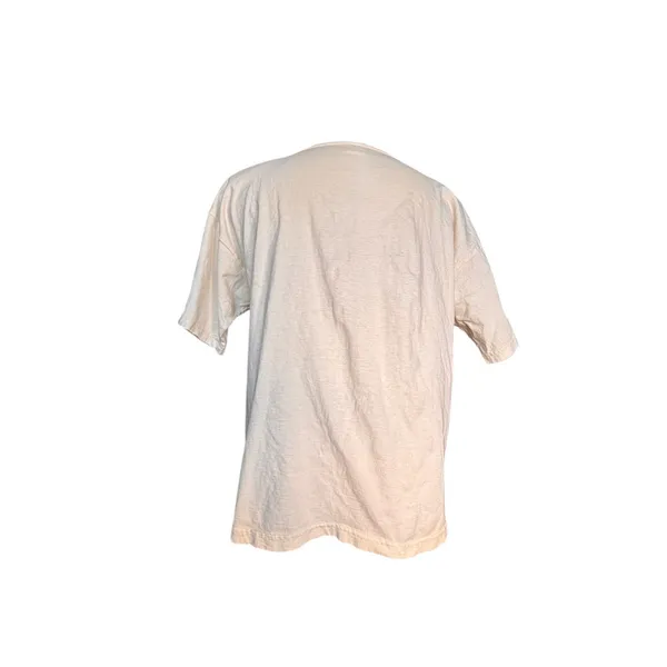 Vintage Cream Western Graphic Tee XL‎ USA Made Desert Boho Shirt Beaded Festival - Image 5