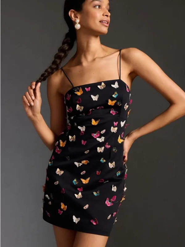 Maeve by Anthropologie 3-D Mini Dress - Image 3