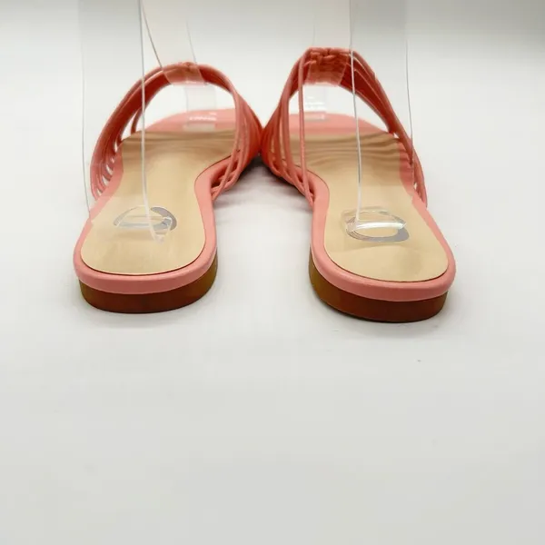 Journee Collection Sandals‎ Womens 6.5 Pink Addora Slides Sandals NEW - Image 5