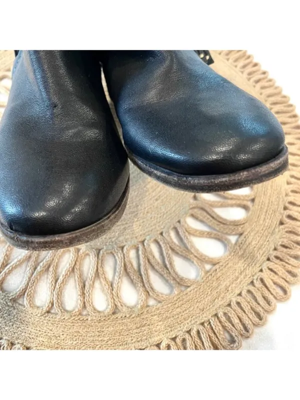 See By Chloe Masha Low Ankle Bootie Black Size EU 37 Minimalist Classic Timeless - Image 11