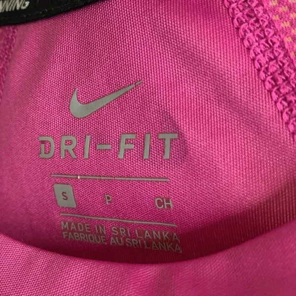 Nike Fuchsia Performance Tee.  Size-Small - Image 4
