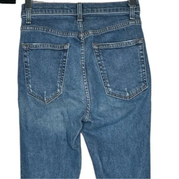 Reformation High & Skinny Jeans Size 25 - Image 8