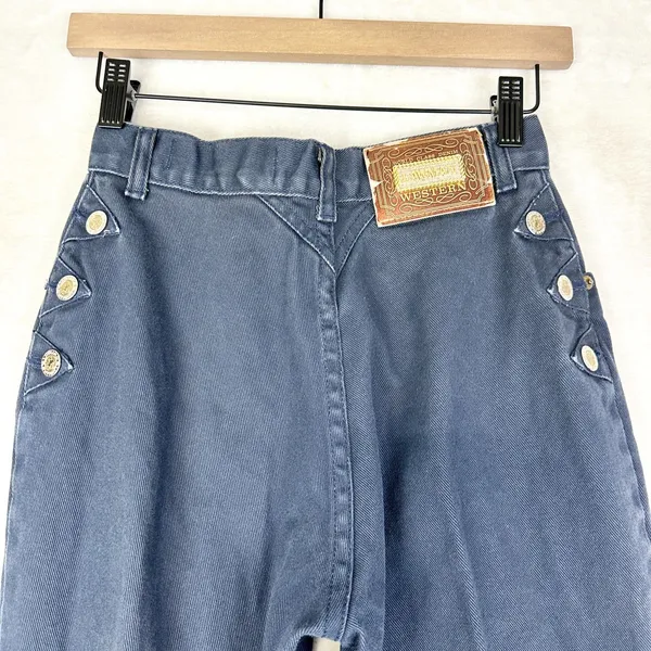 Lawman Vintage Bareback Western Jeans Size 3 Tall (24"x34") Rodeo - Image 4