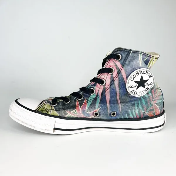 Converse Chuck Taylor Fern Hi Top Sneakers Shoes Cream Women 8 / Men 6 - Image 5