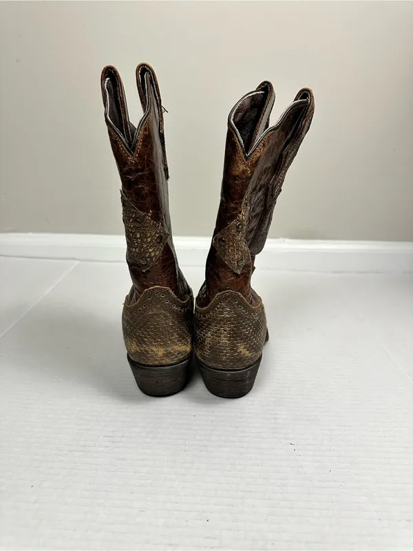 CABORCA Women's Leather Western Boot Size MX 24 - US 7.0 - Image 14