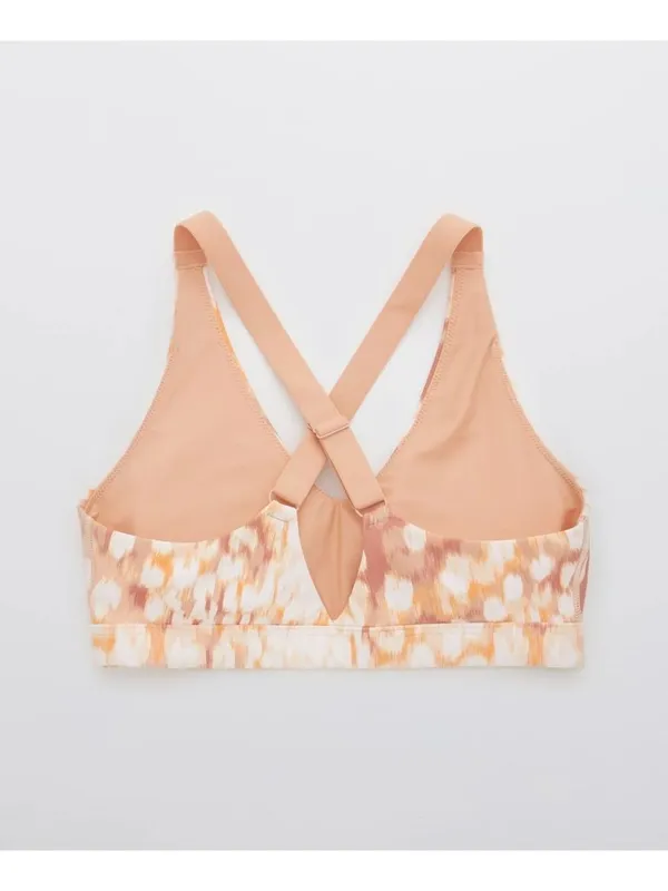 NWT OFFLINE by Aerie Shine Strappy Back Sports Bra - Size: Large - Image 8