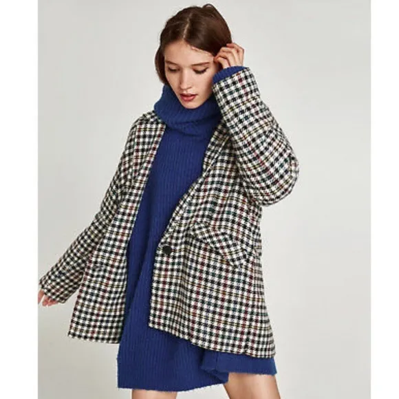 ZARA TRF Houndstooth Jacket‎ - Image 10