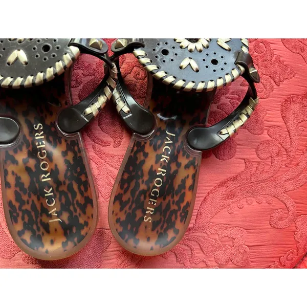 Jack Rogers Women's Sandals with Stitched Leather Detail - Image 6