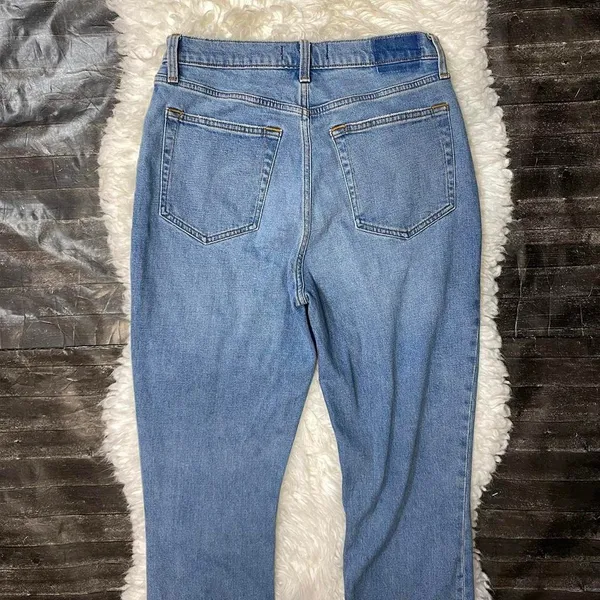Abercrombie & Fitch 90s Straight Ultra High Rise Curve Love Jeans Soft Girl Alt - Image 6