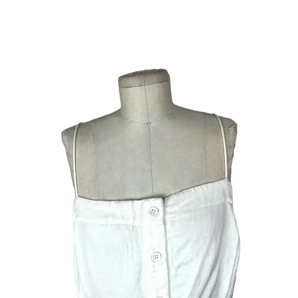 Anthropologie Maeve Colorblocked Contrast Midi Dress White Black‎ Size US XL - Image 5