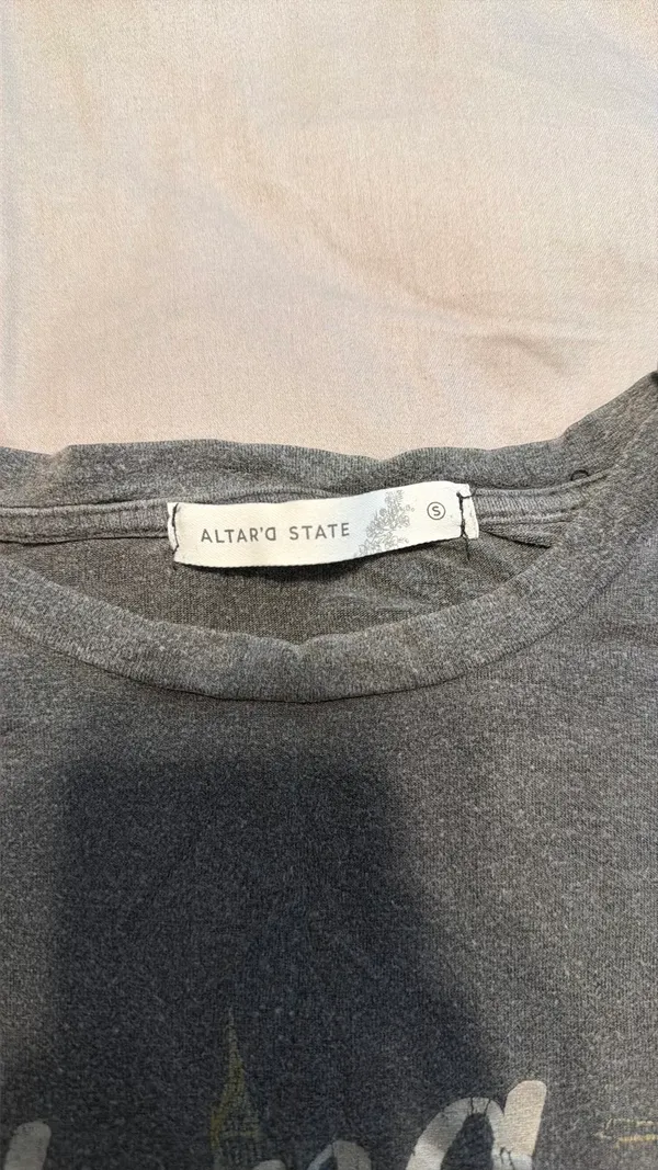 Altar'd State grey London short sleeve tshirt - Image 2