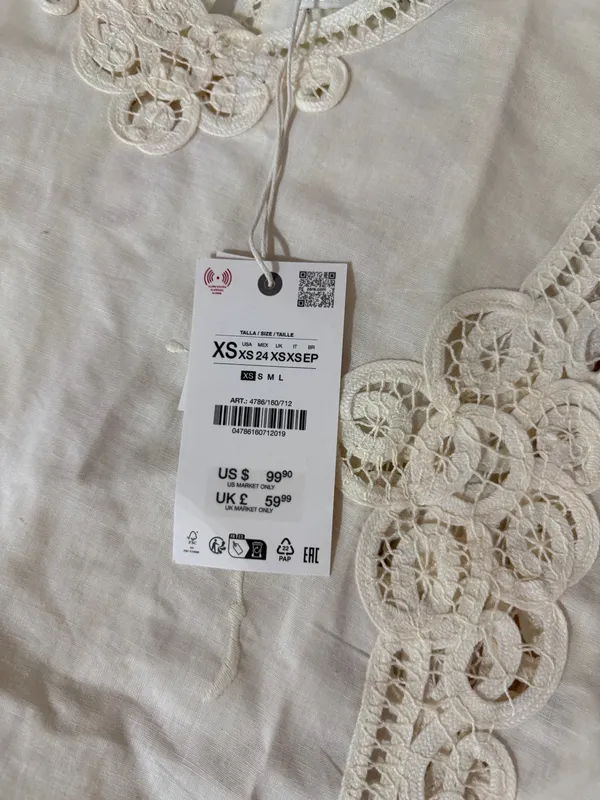 ZARA Linen Top - Image 3