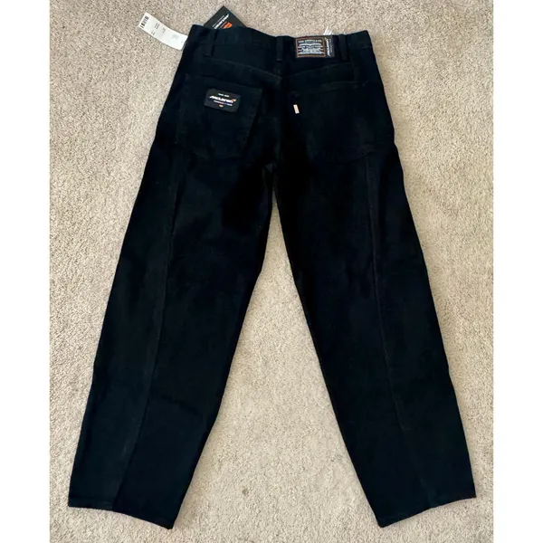 Levi's x McLaren Speed Baggy Jeans Black Formula 1 Racing Womens Sz 29 - Image 9