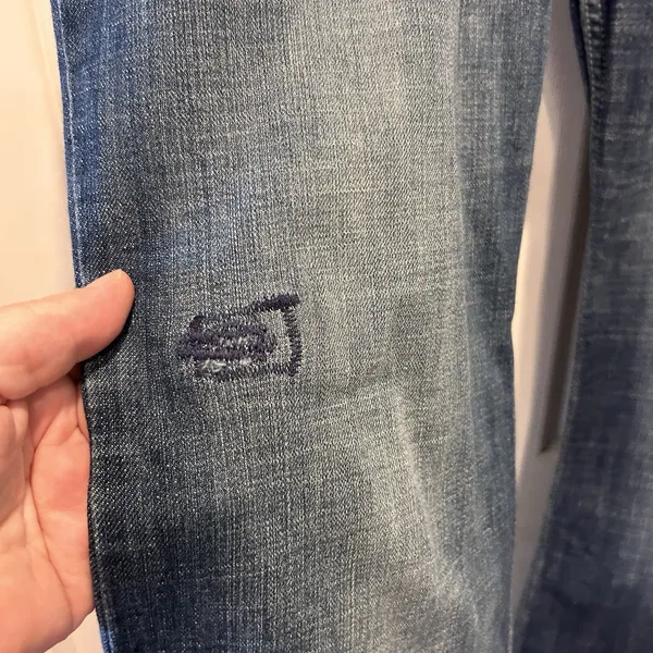 VTG Wrangler Women's Jeans Size 13/14 Blue Denim 34X33 Bootcut Cotton Blend‎ - Image 2