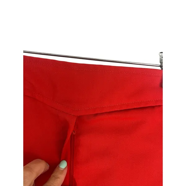 Vtg Tail Women's Tennis Red Skirt Mini A-Line Preppy Old Money Sporty 13/14 - Image 5