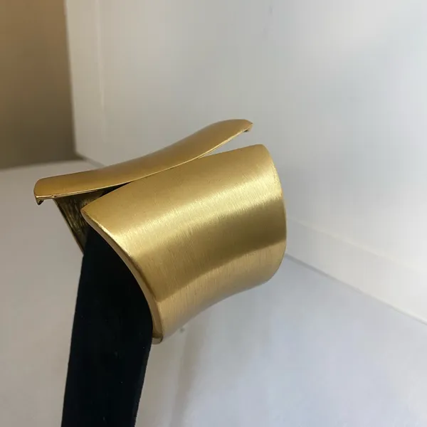 Cleopatra Gold Nickel Cuff Bracelet - Image 3