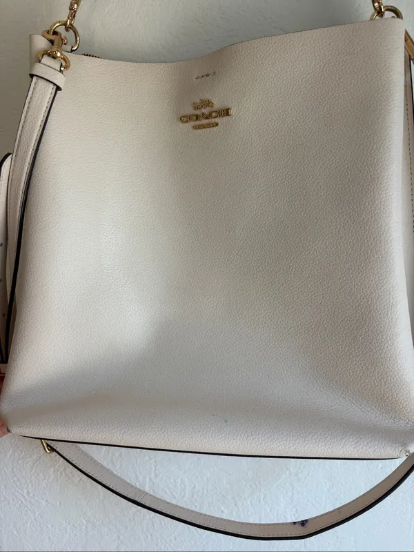 COACH TOWN BUCKET BAG chalk white gold hardware - Image 2