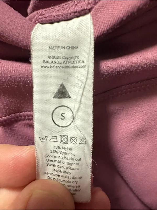Balance Athletica Mauve High-Rise Leggings - Image 3