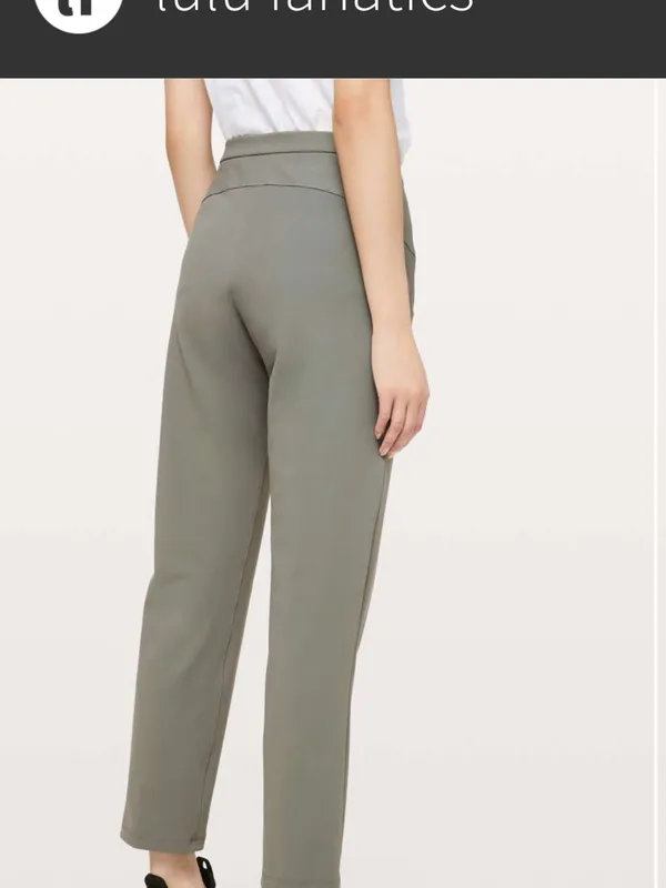 lululemon athletica‎ on the move Cropped Straight-Leg Pants in Olive - Image 2