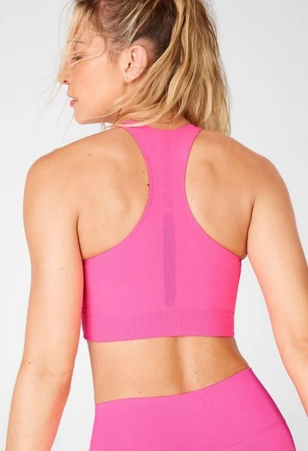 Fabletics Sculpt Knit Sports Bra Crop Top - Image 2
