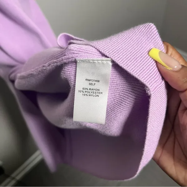 NEW Vici Women Midi Dress XL Lavender Purple Cutout Twist Open Back‎ Brunch Date - Image 12