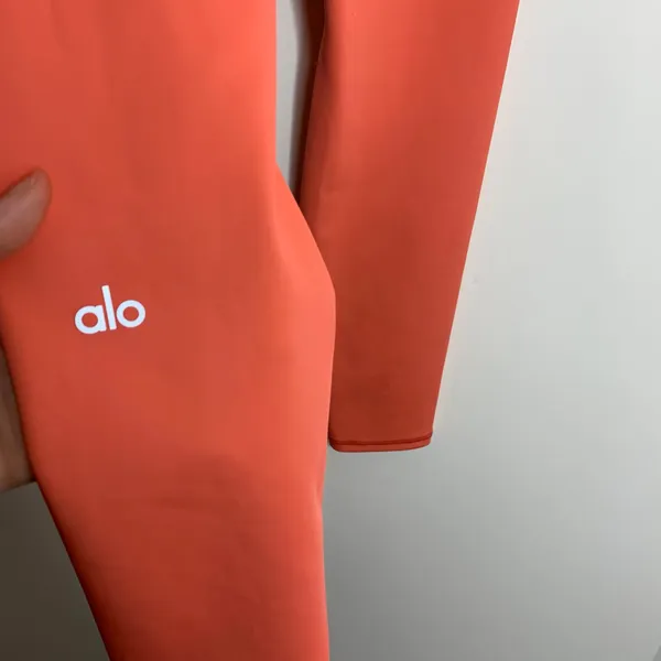 Alo Yoga 7/8 High-Waist Airbrush Legging Coral Small Womens Athletic - Image 6