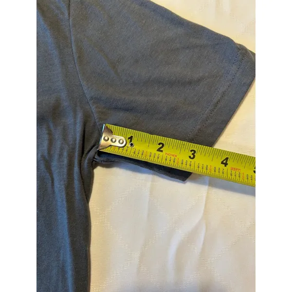 Disney Gray V Neck Stitch Graphic T Shirt Junior Size XXL Aloha 100% Cotton - Image 6