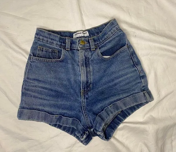 American Apparel denim shorts - Image 3