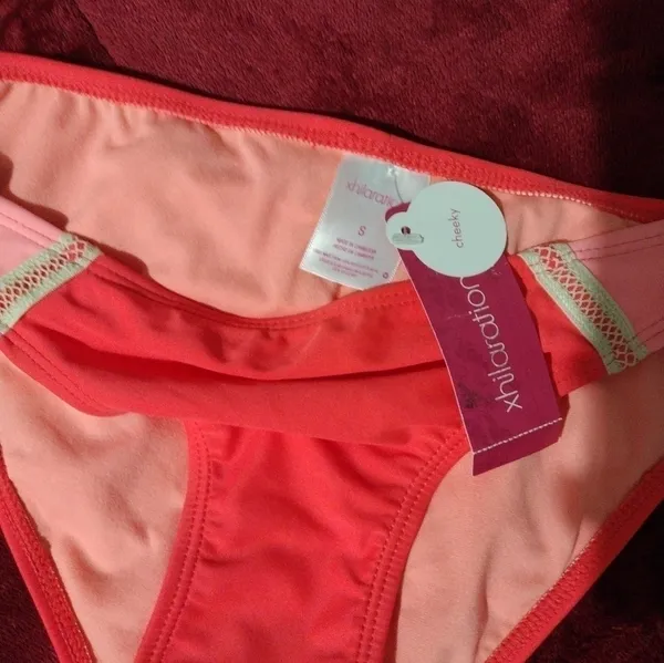 XHILARATION bikini‎ bottom red Sz small - Image 5