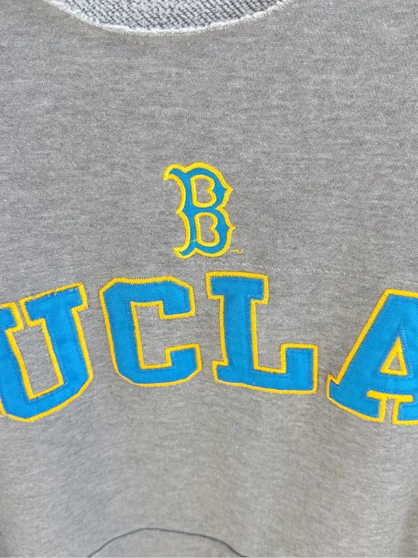 UCLA grey off the shoulder sweatshirt Gray Size XXL - Image 2