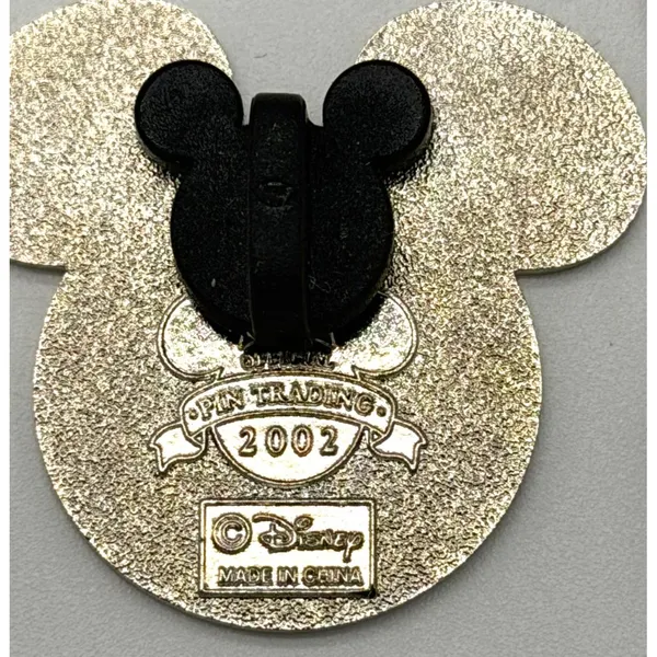 Vintage 2002 Disney Pin Trading Mickey Head USA Flag Patriotic Americana WDW - Image 3